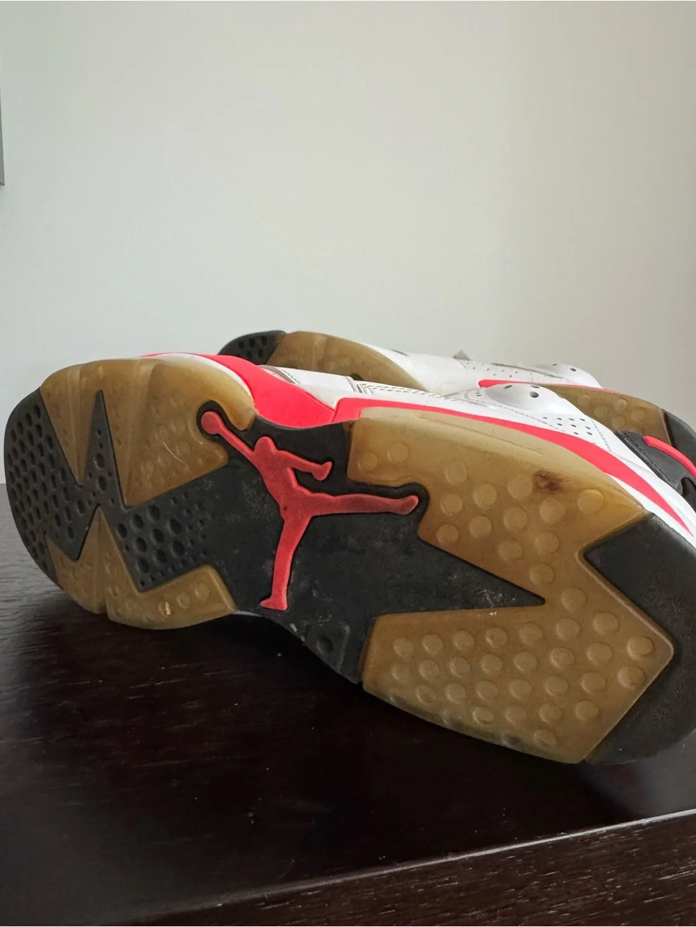 Air Jordan 6 Retro White Infrared/Black Sneaker — US Men’s 11